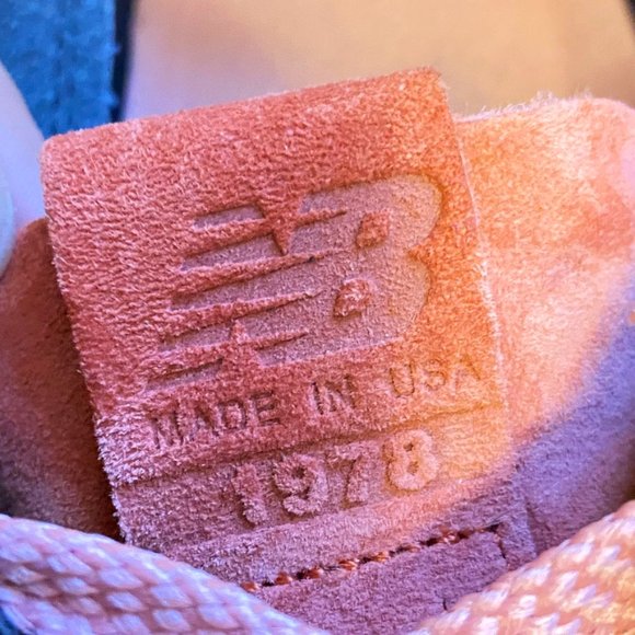 New Balance 1978 Mens Size 11 Made in USA ML1978HB RED / SALMON Lightly Used - Picture 4 of 7